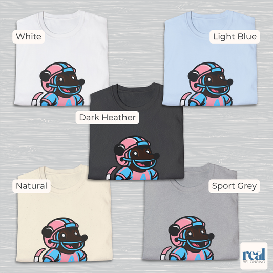 Football Possum T-Shirt | 4 Fur Color Choices | Adorable AF