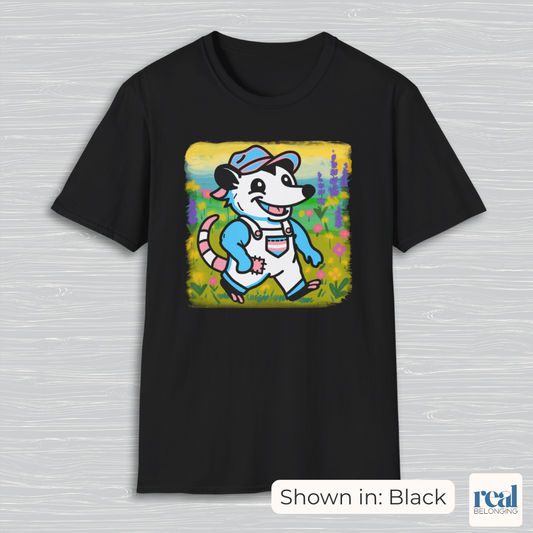 Trans Possum Wildflower Stroll | Adorable AF