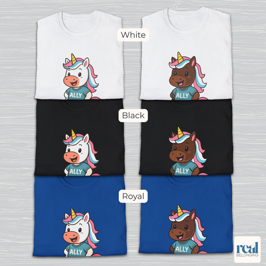 Ally Unicorn Soccer Player T-shirt