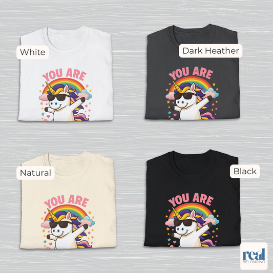 You Are Loved Unicorn T-shirt (Adult)