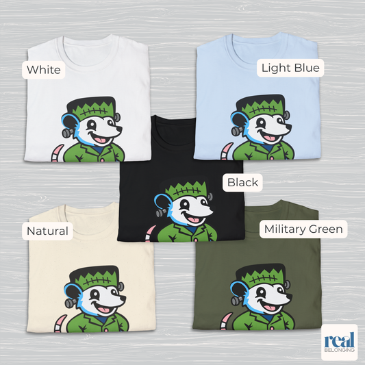 Adorable AF Transgender Frankenstein Possum T-shirt