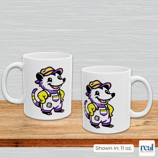 Nonbinary Possum Pride Mug | Adorable AF