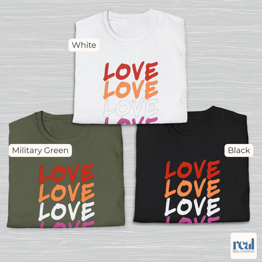 Love Lesbian Pride Shirt