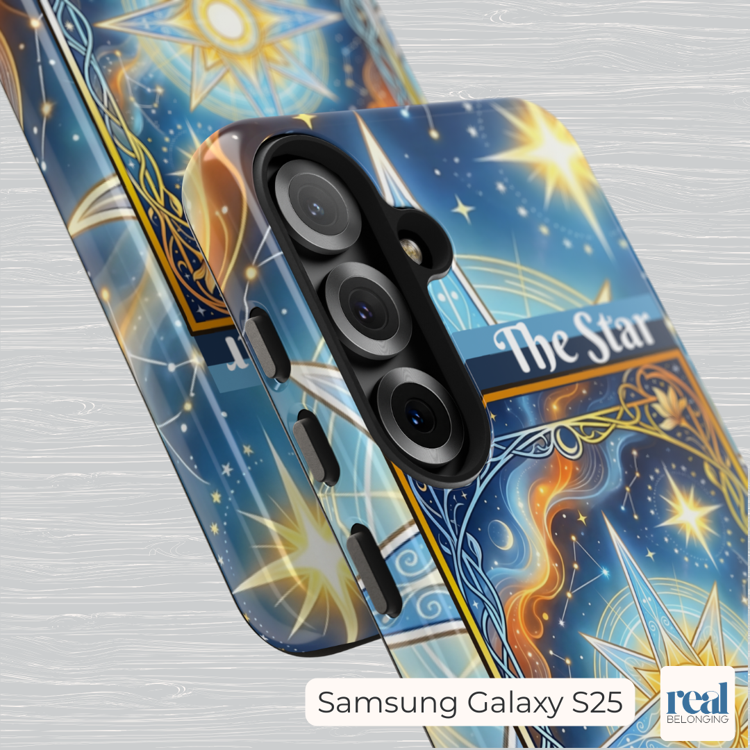 Aroace Tarot Phone Case – Personalized Celestial Star Tough Case