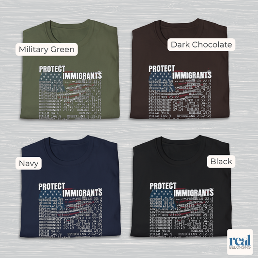 Protect Immigrants | 30 Bible Verse T-shirt