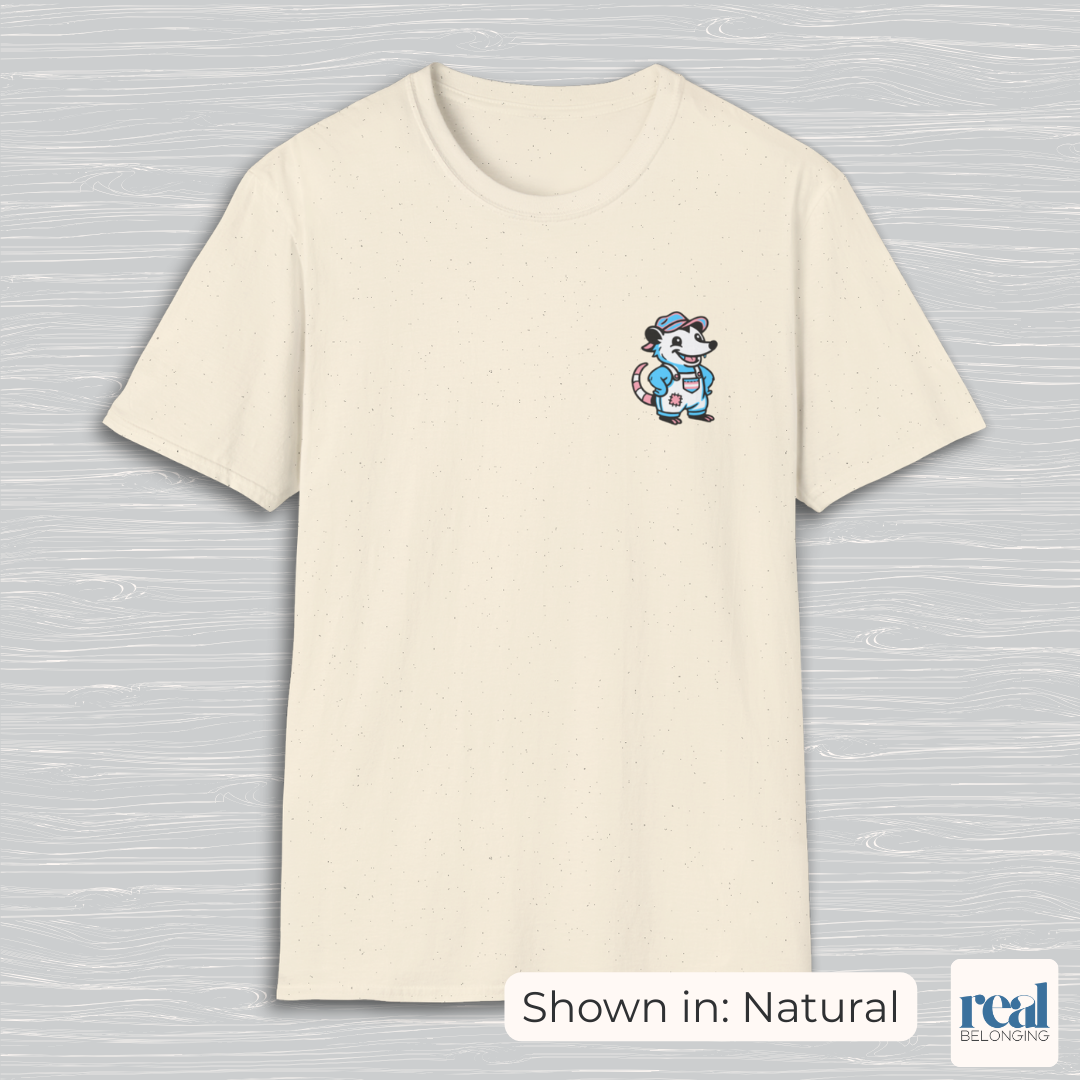 Transgender Possum Pride T-Shirt | Adorable AF