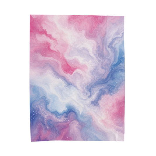 Bigender Watercolor Marble Swirl Blanket