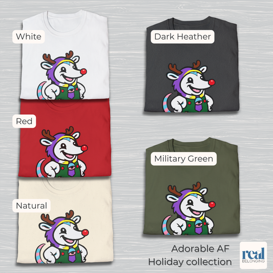 Non-Binary Reindeer Possum | 4 fur colors | Adorable AF