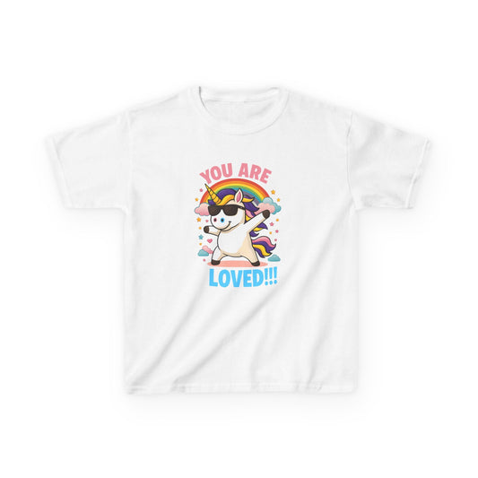 Kids clothes White / XS You Are Loved Unicorn T-shirt for Kids