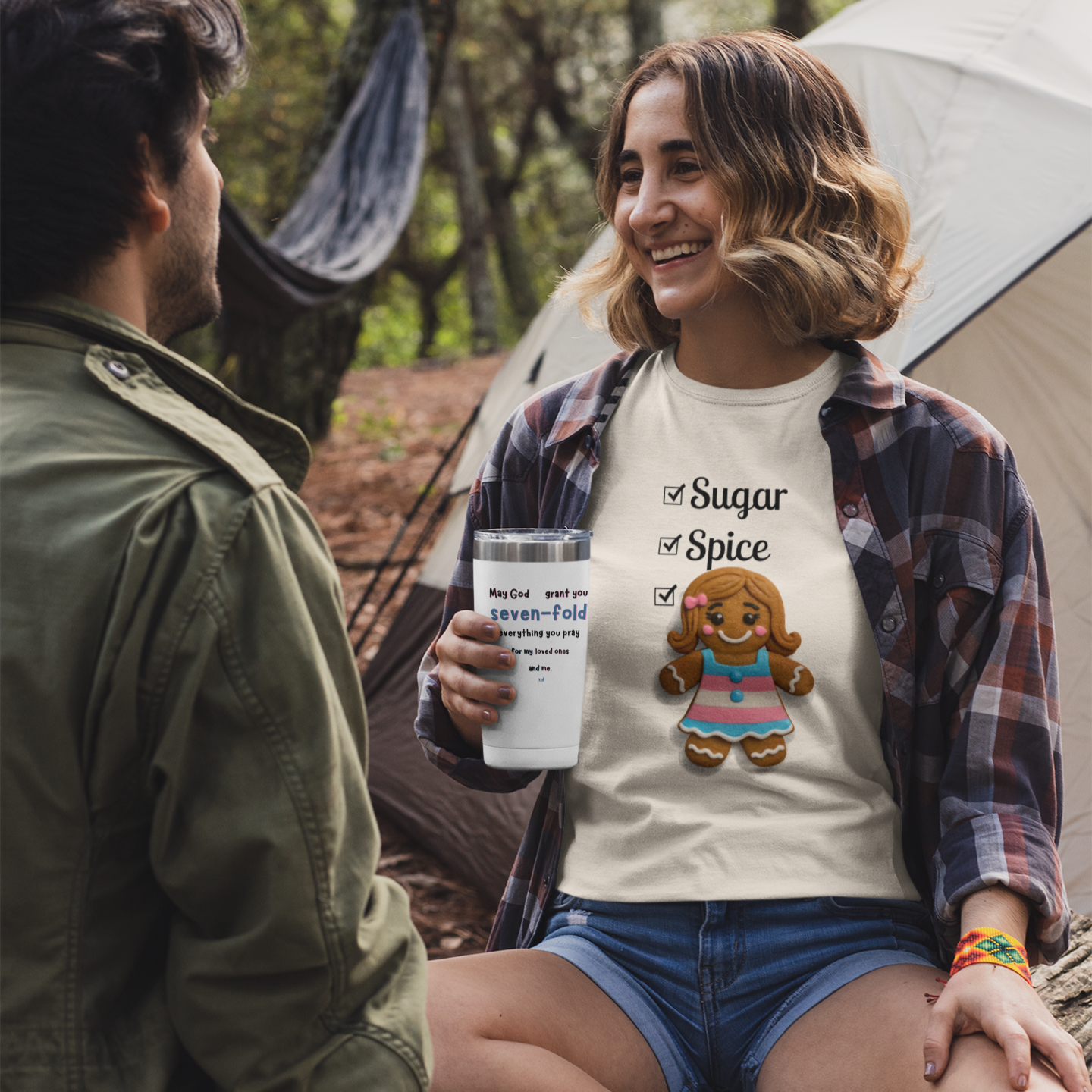 Real Belonging Long-sleeve Sugar, Spice & Everything Nice Gingerbread Long-sleeve