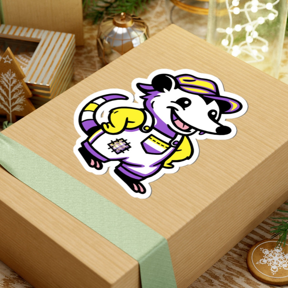 Real Belonging Sticker Adorable AF Non-Binary Possum Sticker