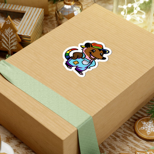 Real Belonging Sticker Adorable AF Progress Rainbow Pride Possum Sticker