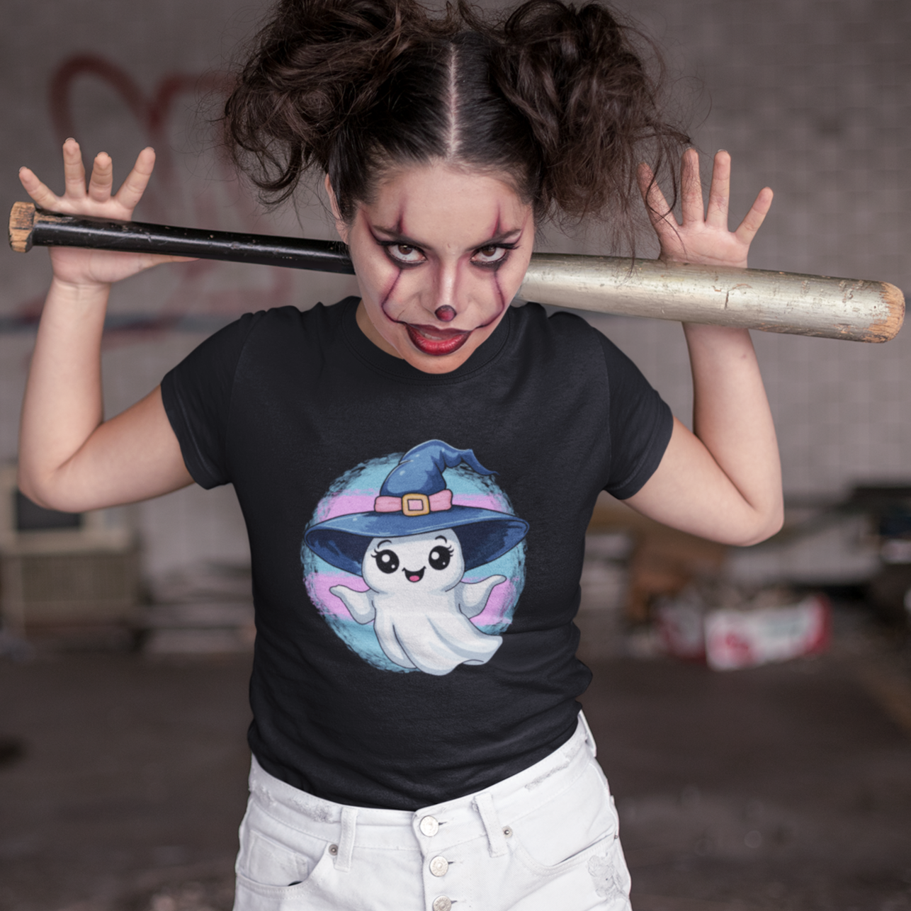 Real Belonging T-Shirt Adorable AF Witch-Ghost Trans T-shirt