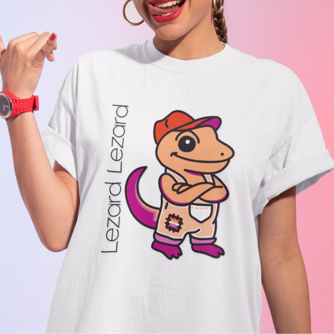 Real Belonging T-Shirt Lezard Lezard | Lesbian Pride Lizard Lizard T-Shirt – Meme Mashup