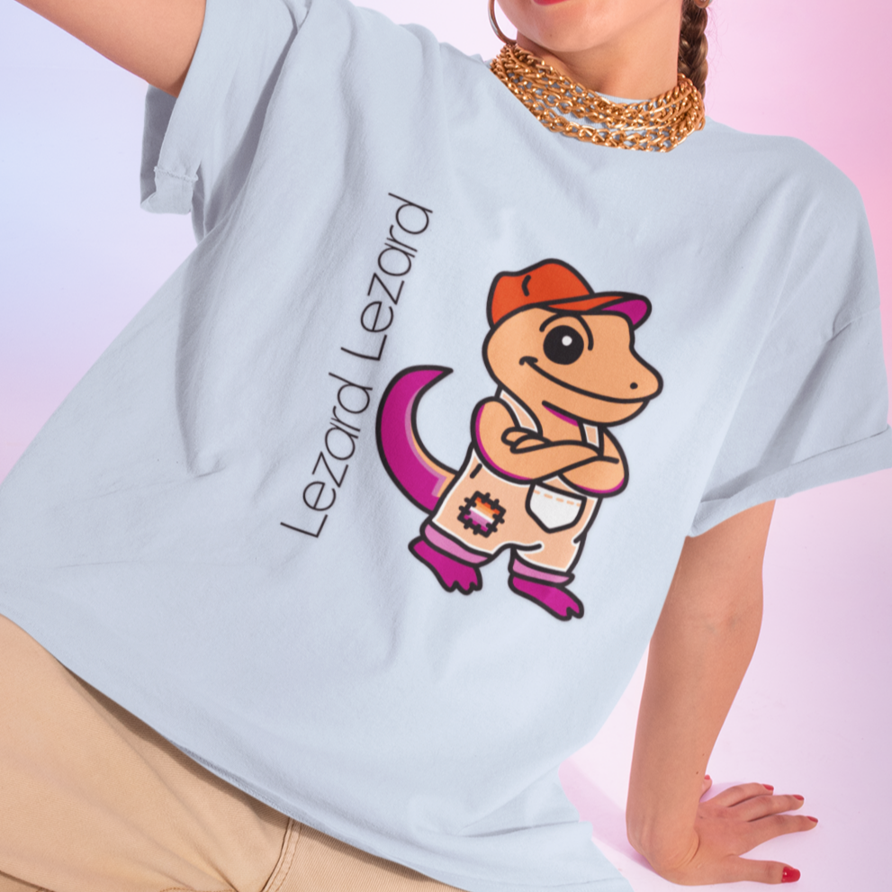 Real Belonging T-Shirt Lezard Lezard | Lesbian Pride Lizard Lizard T-Shirt – Meme Mashup