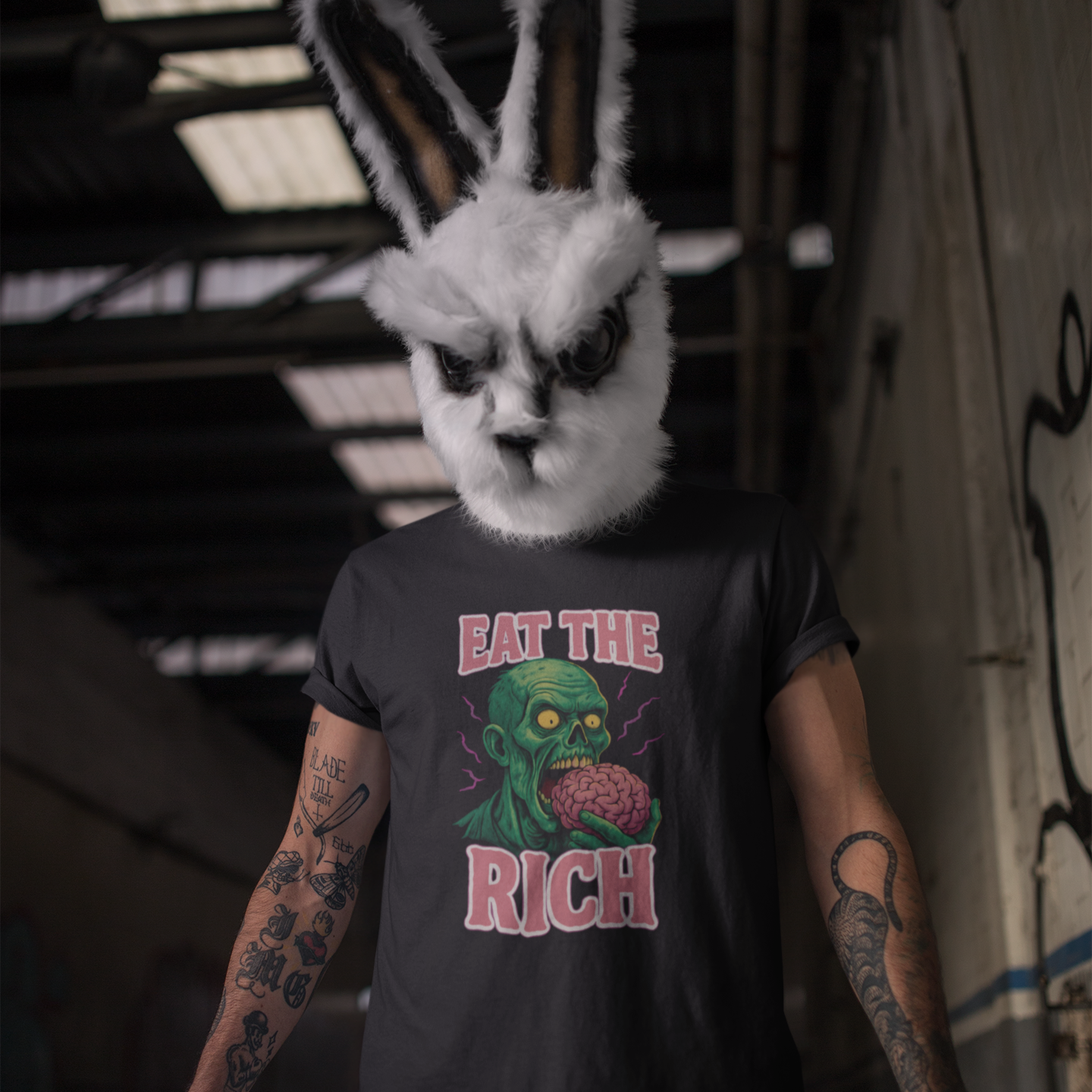 Real Belonging T-Shirt Zombie “Eat the Rich” T-Shirt
