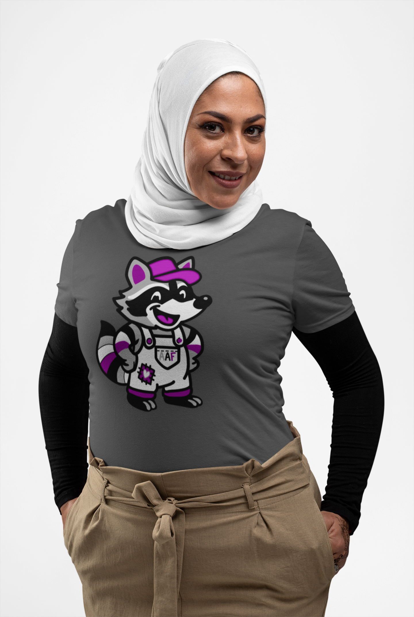 T-Shirt Adorable AF Asexual Raccoon T-shirt