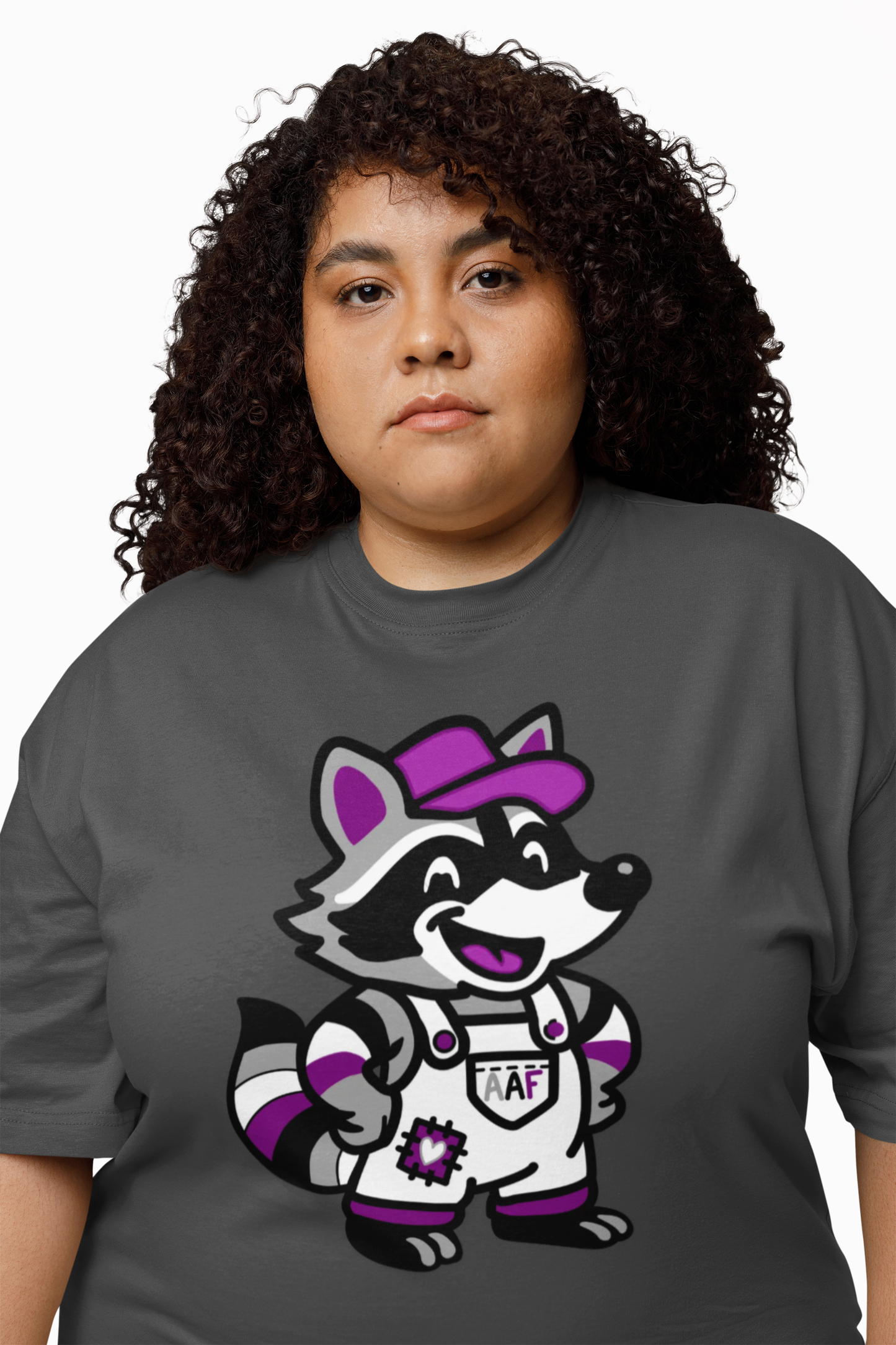 T-Shirt Adorable AF Asexual Raccoon T-shirt