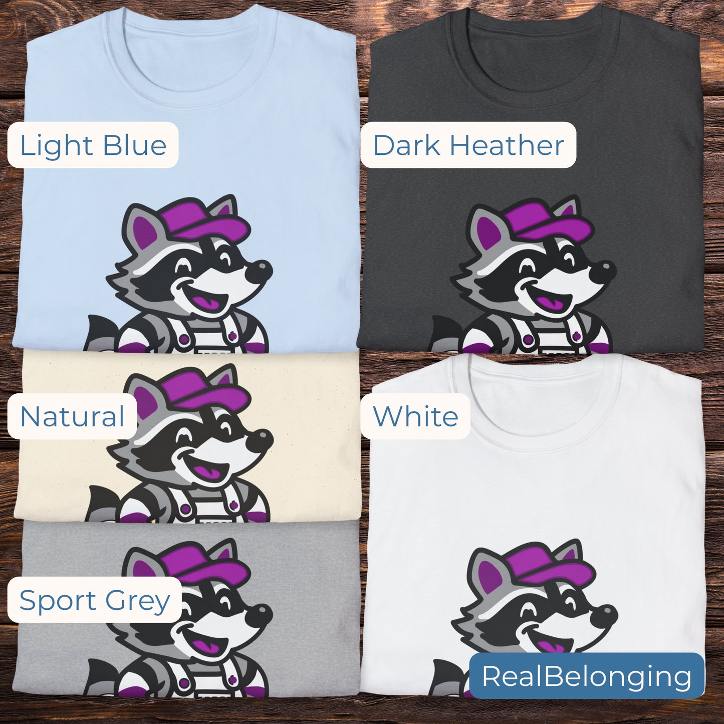 T-Shirt Adorable AF Asexual Raccoon T-shirt
