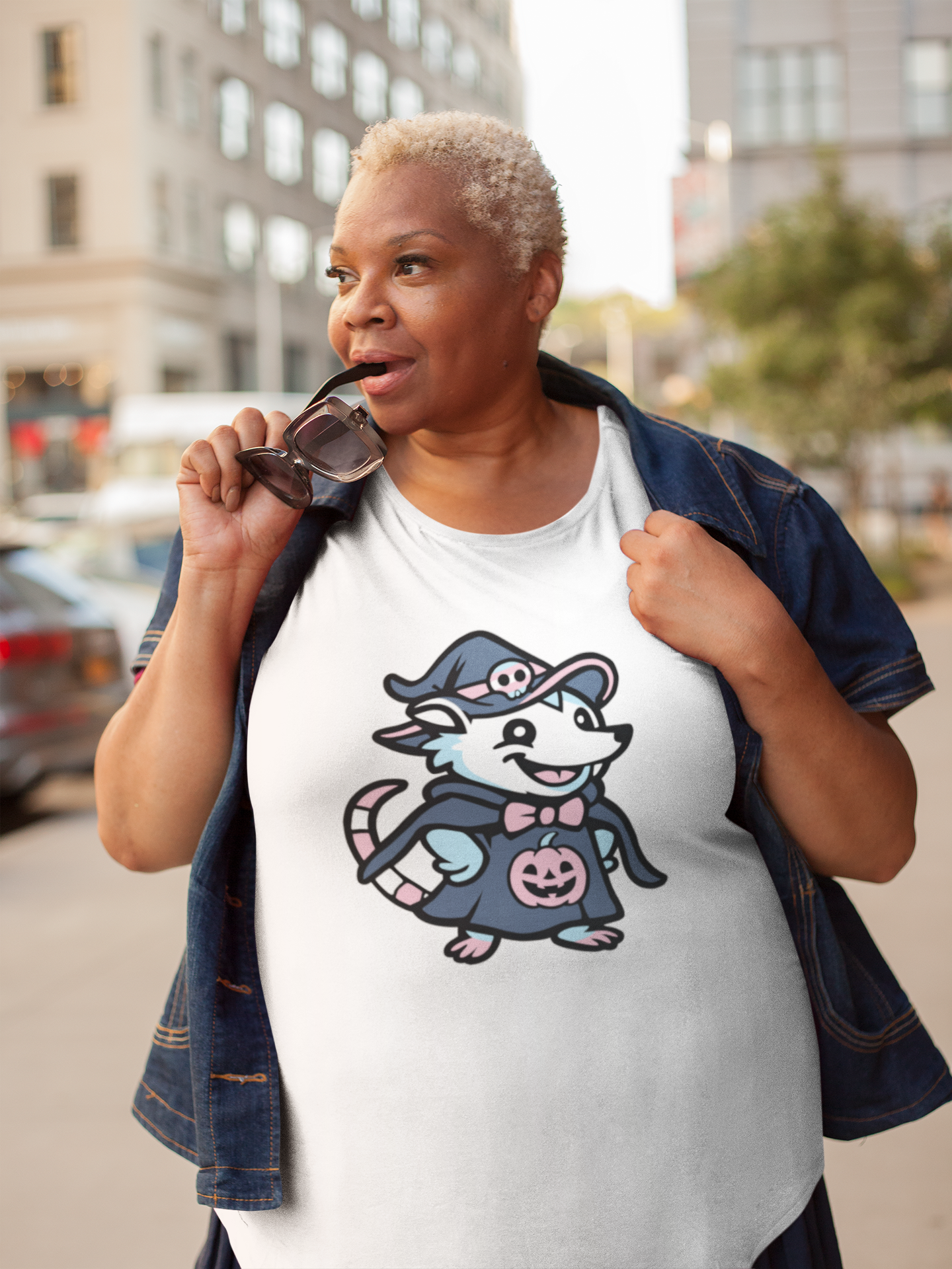 T-Shirt Adorable AF Transgender Witch Possum T-shirt