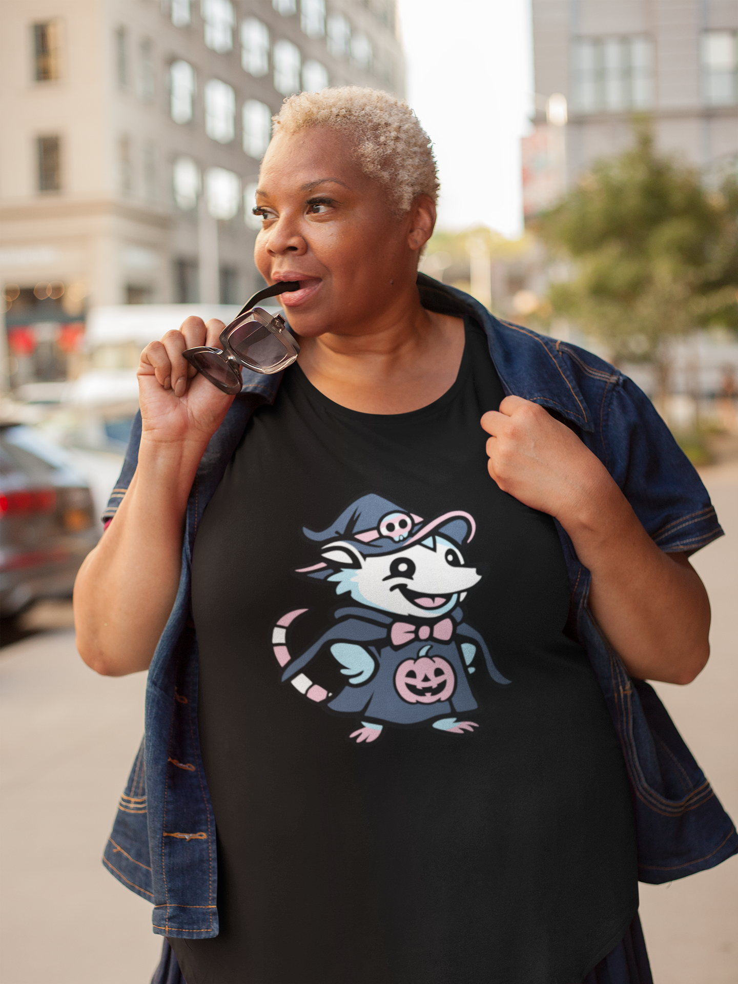 T-Shirt Adorable AF Transgender Witch Possum T-shirt