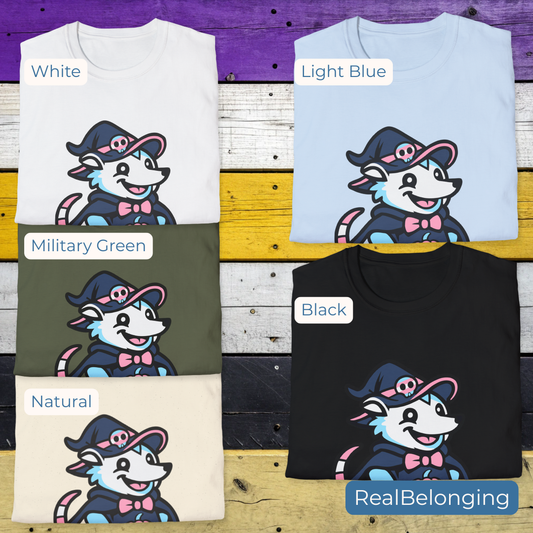 T-Shirt Adorable AF Transgender Witch Possum T-shirt