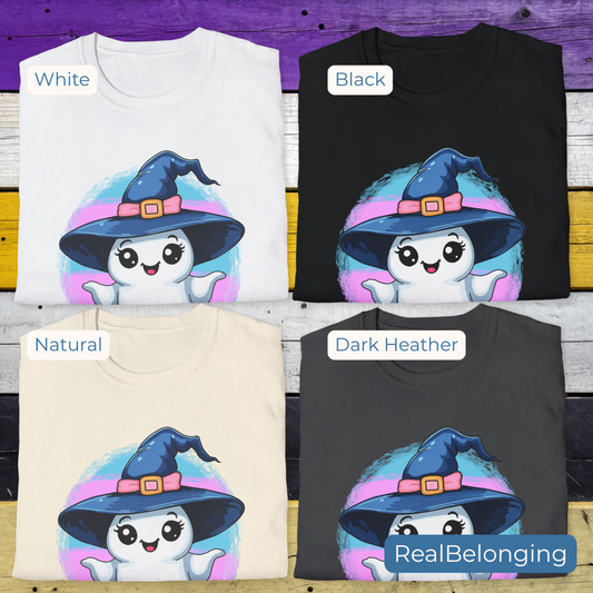 T-Shirt Adorable AF Witch-Ghost Trans T-shirt