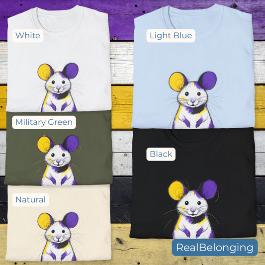 T-Shirt Adorable Non-binary Mouse T-shirt