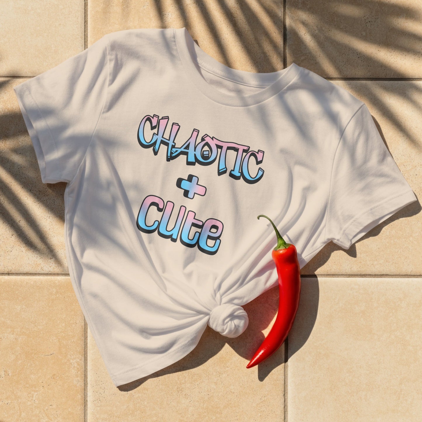 T-Shirt Chaotic + Cute | Subtle Trans Joy Shirt