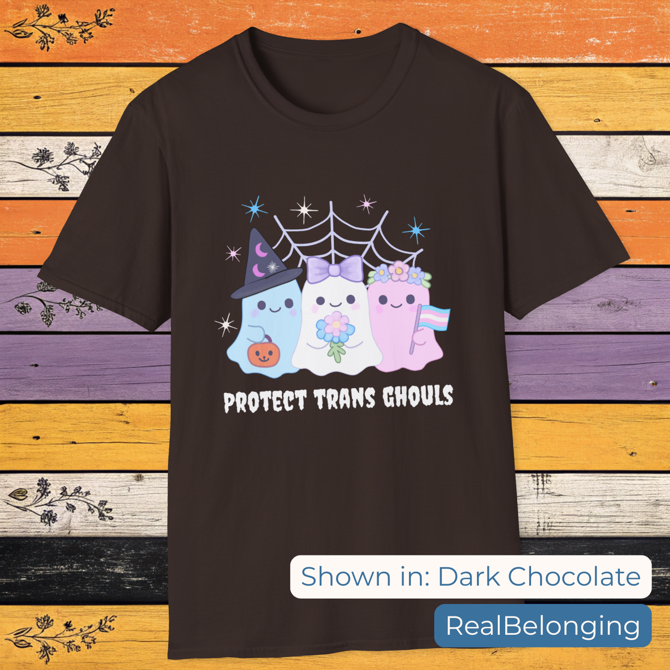 T-Shirt Dark Chocolate / S Protect Trans Ghouls Shirt