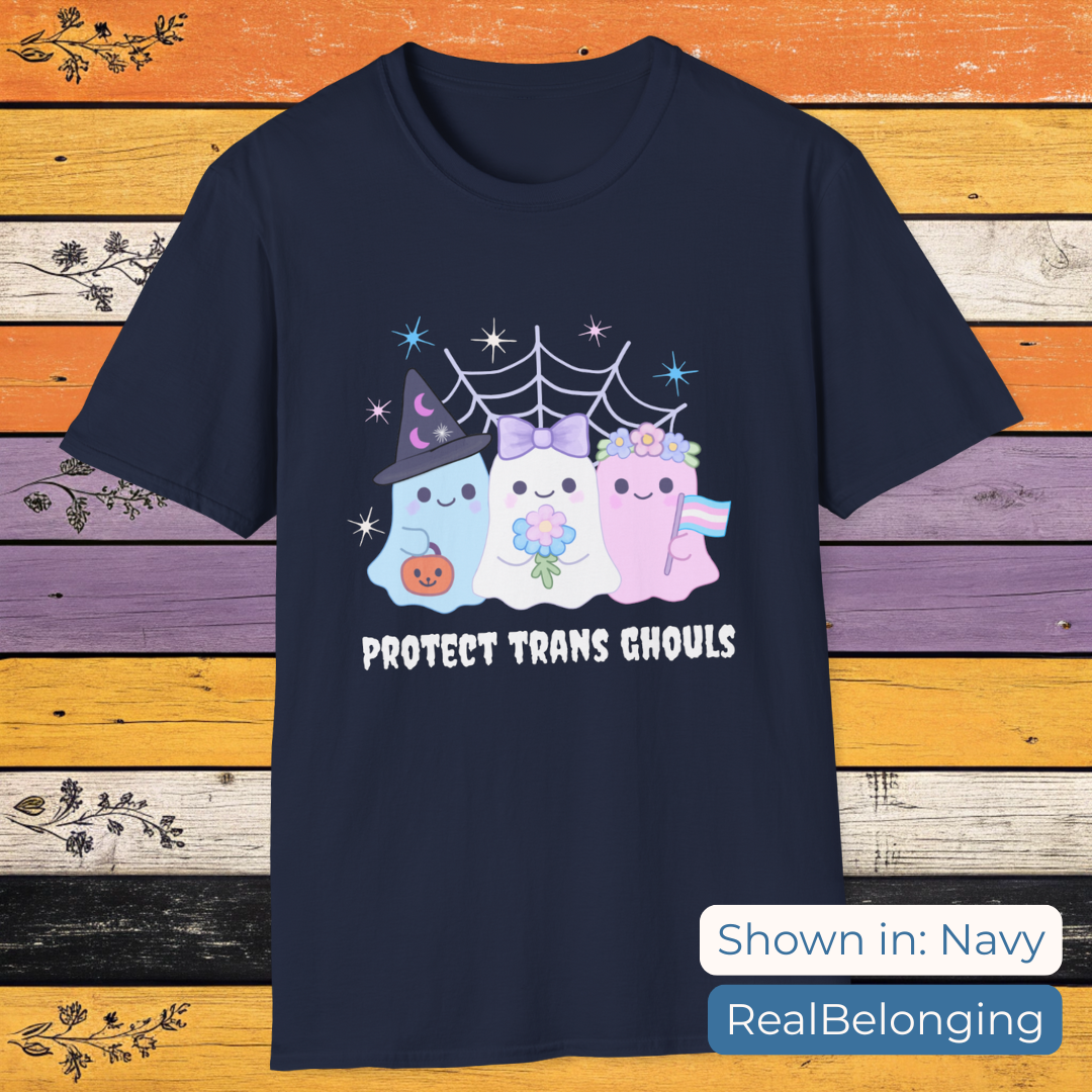 T-Shirt Navy / S Protect Trans Ghouls Shirt