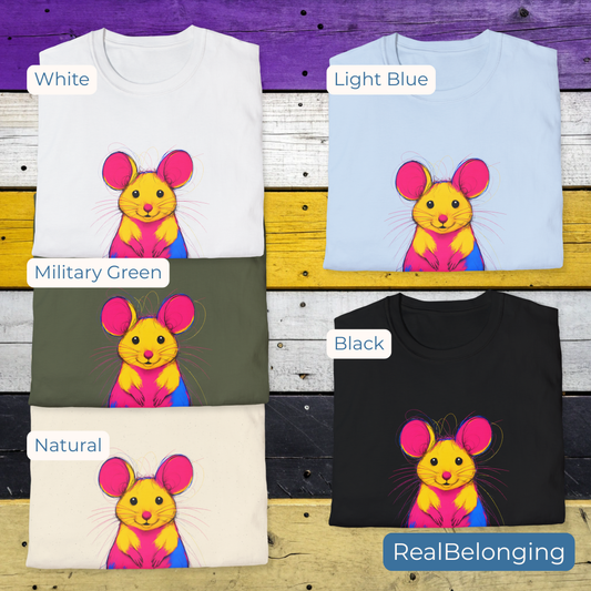 T-Shirt Pansexual Mouse T-shirt