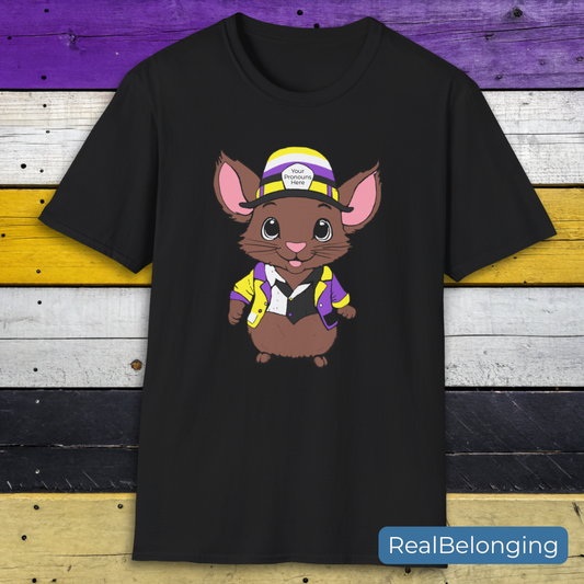 T-Shirt Personalized Nonbinary Mouse T-shirt