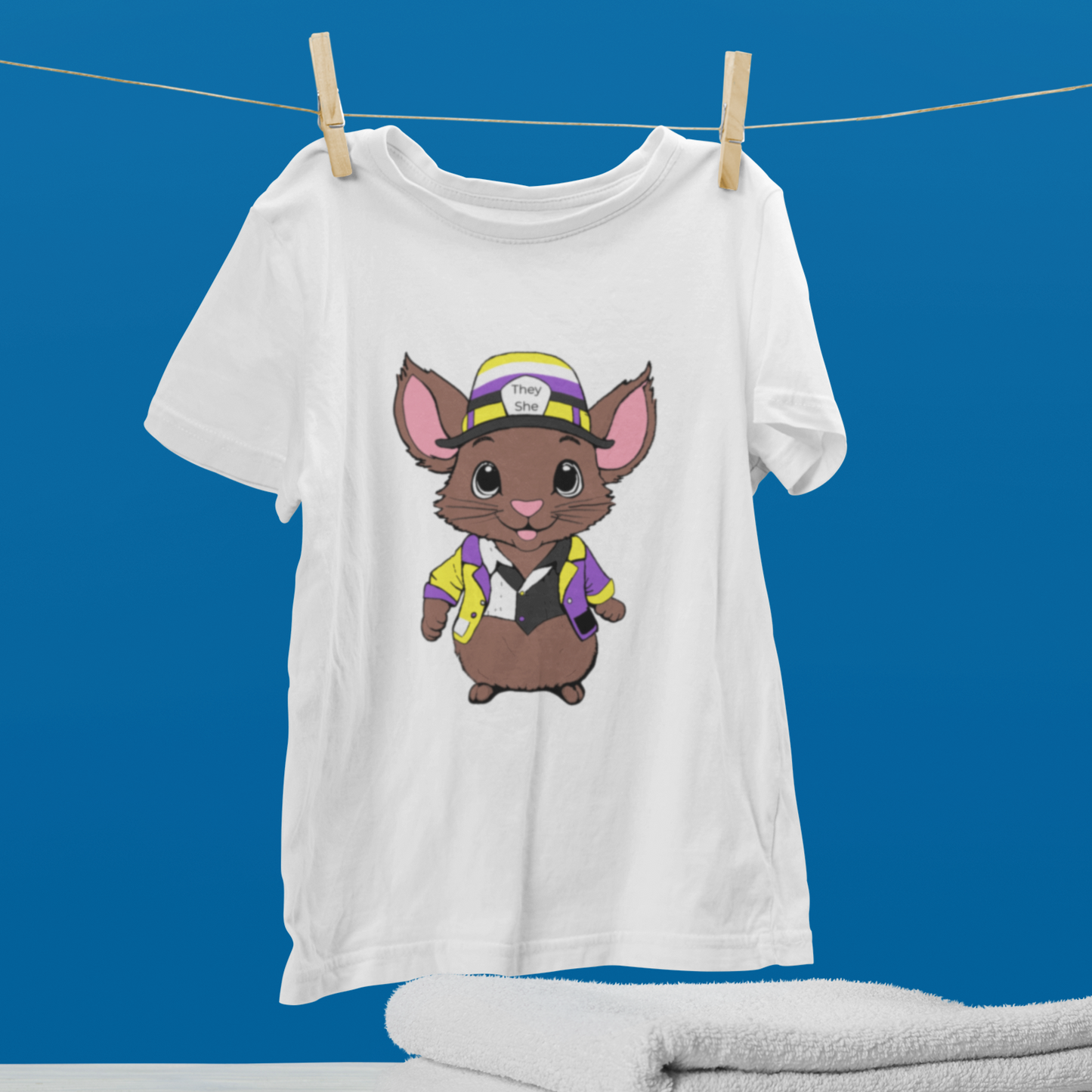 T-Shirt Personalized Nonbinary Mouse T-shirt