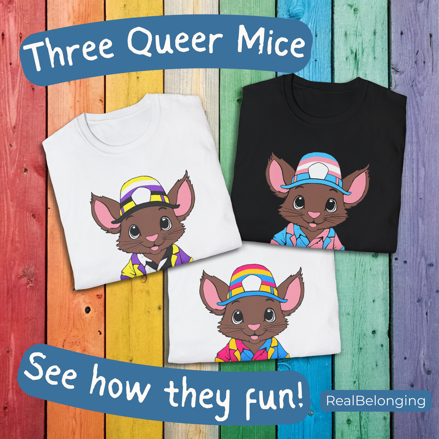 T-Shirt Personalized Trans Mouse T-shirt