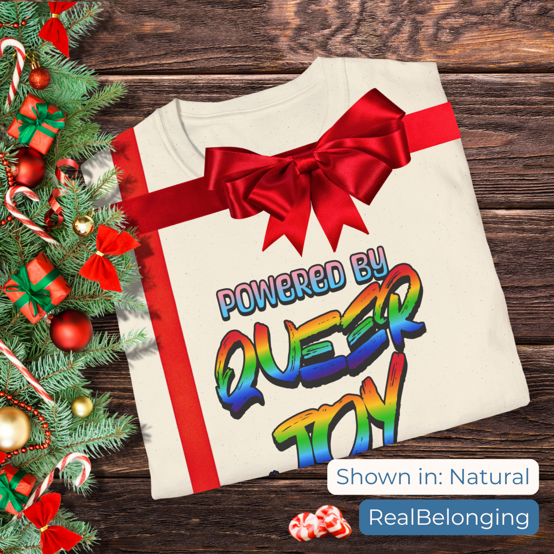 T-Shirt Powered by Queer Joy