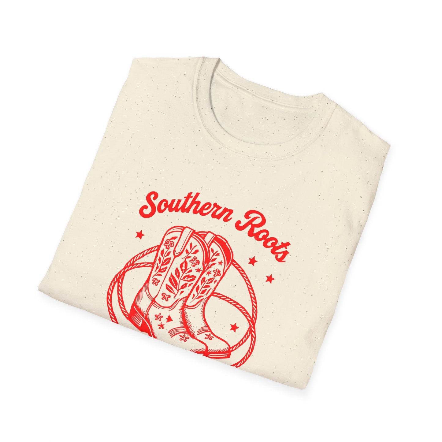 T-Shirt S / Natural Southern Roots Don't Lick Boots T-shirt