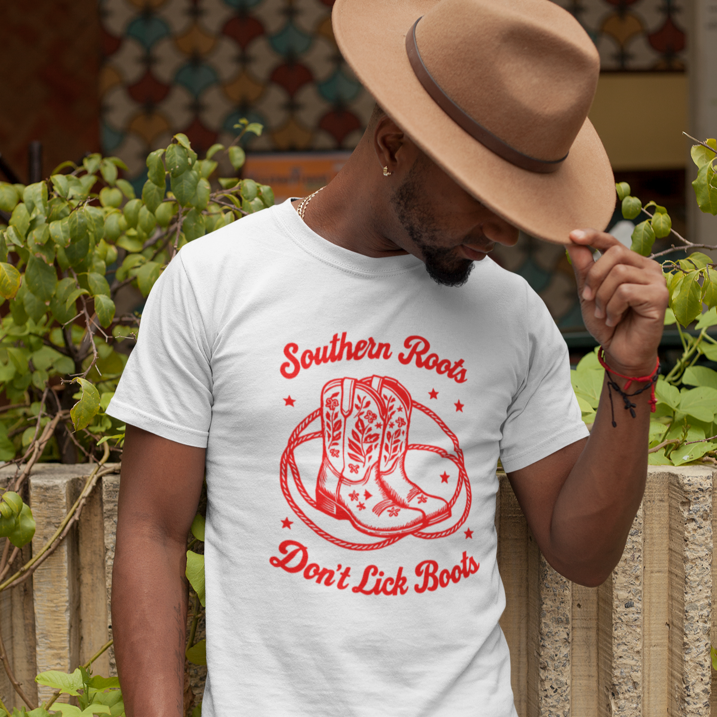 T-Shirt Southern Roots Don't Lick Boots T-shirt