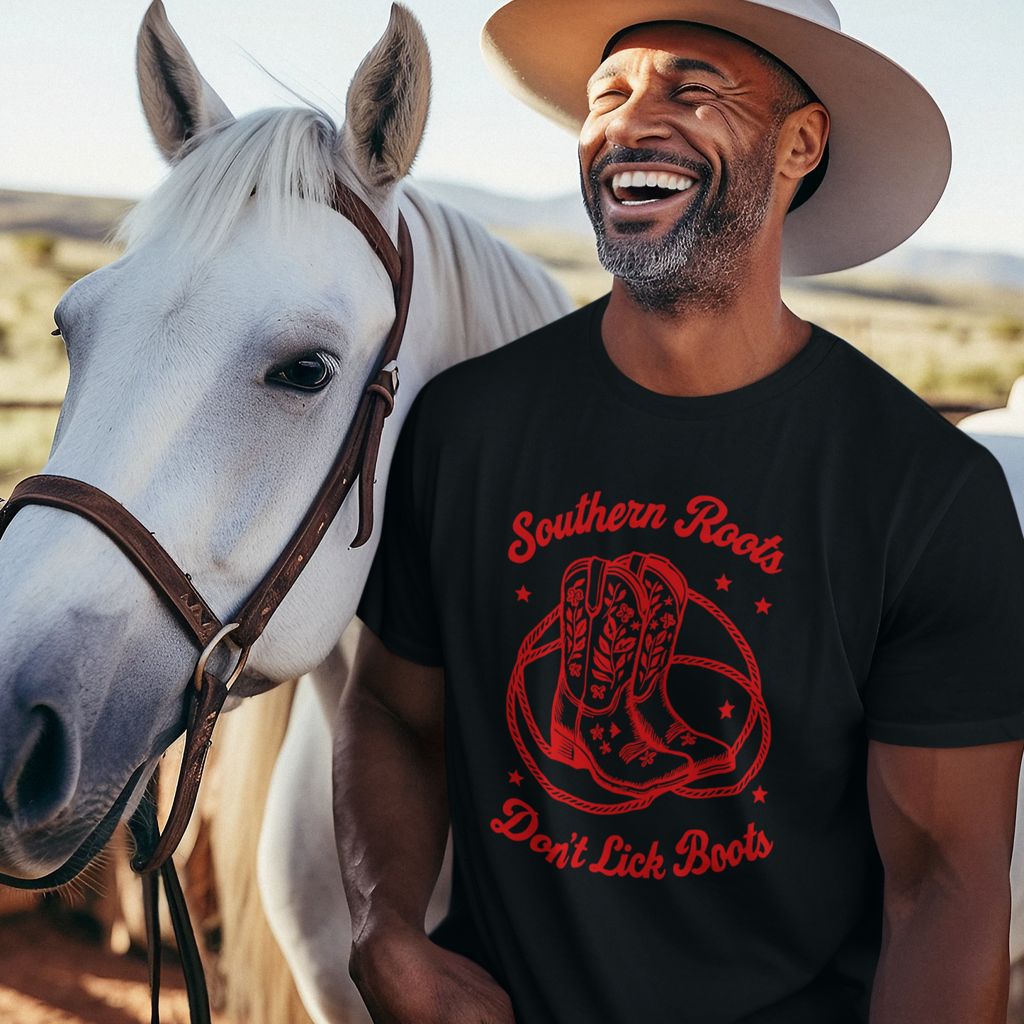 T-Shirt Southern Roots Don't Lick Boots T-shirt