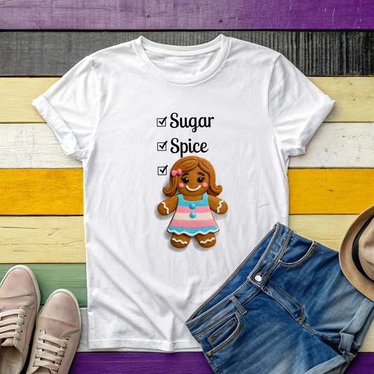 T-Shirt Sugar, Spice & Everything Nice Gingerbread T-shirt