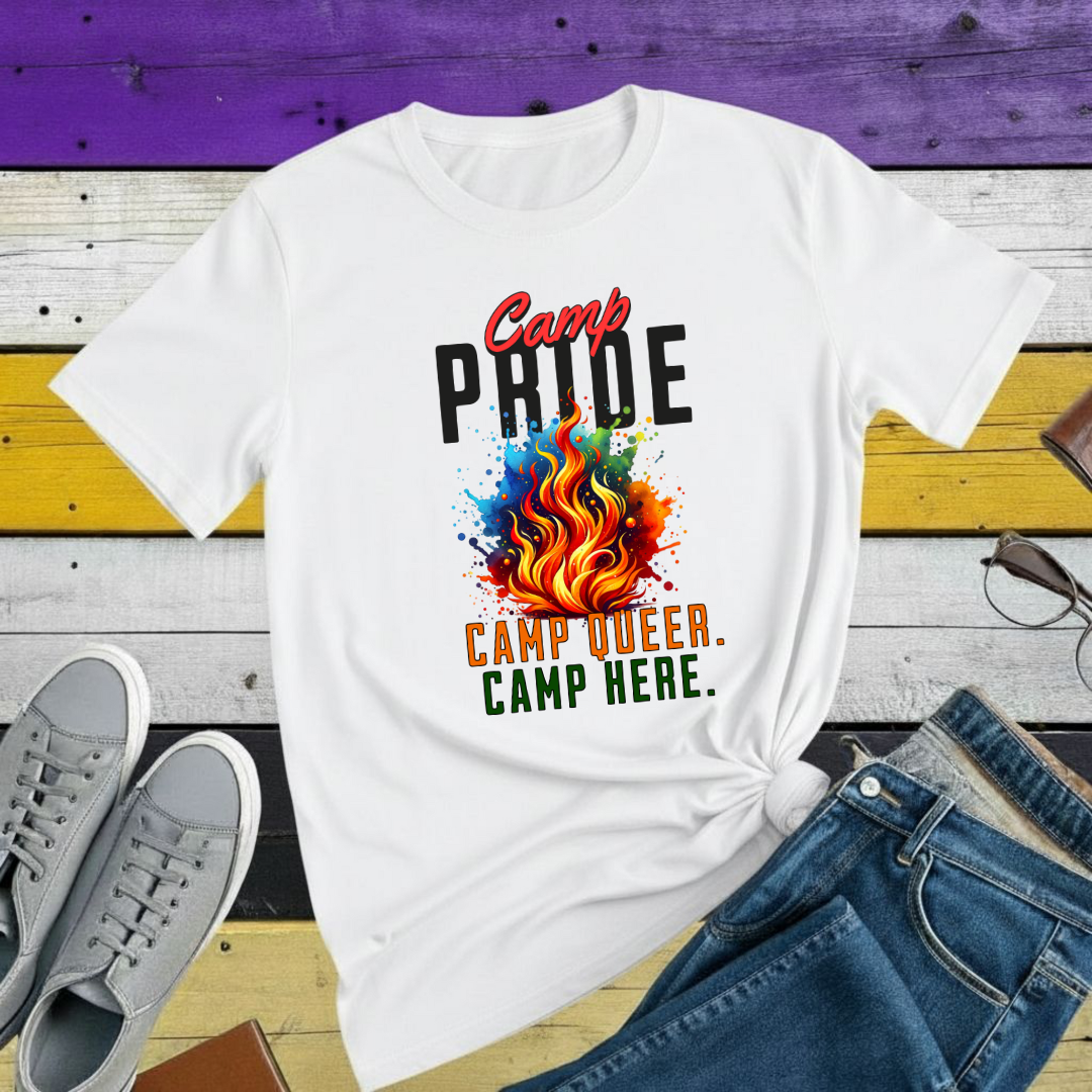 T-Shirt White / S Camp Pride Camp Queer T-shirt