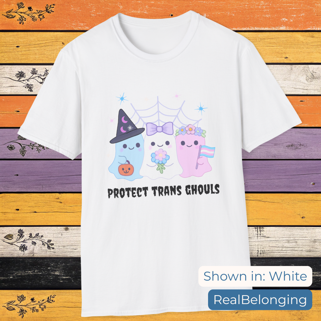 T-Shirt White / S Protect Trans Ghouls Shirt