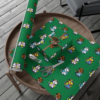 Queer Possum Pals Gift Wrapping Paper | Adorable AF Collection