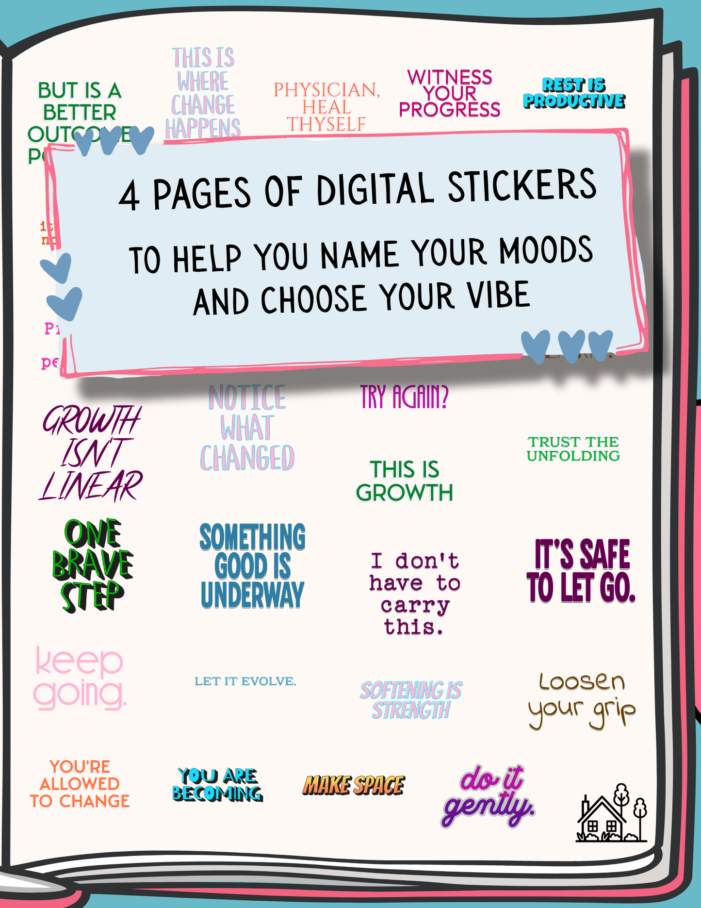 The Transition Planner — A 310-Page Digital Planner, Journal & Coloring Book for Navigating Change
