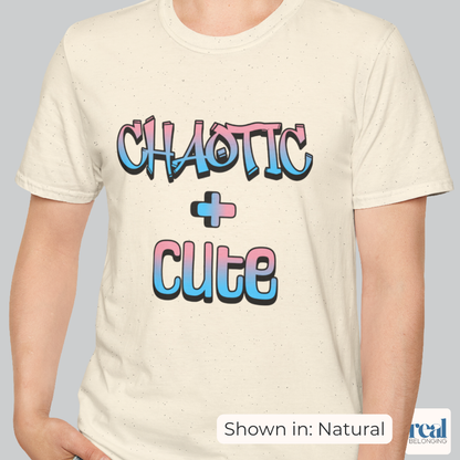 Chaotic + Cute | Subtle Trans Joy Shirt