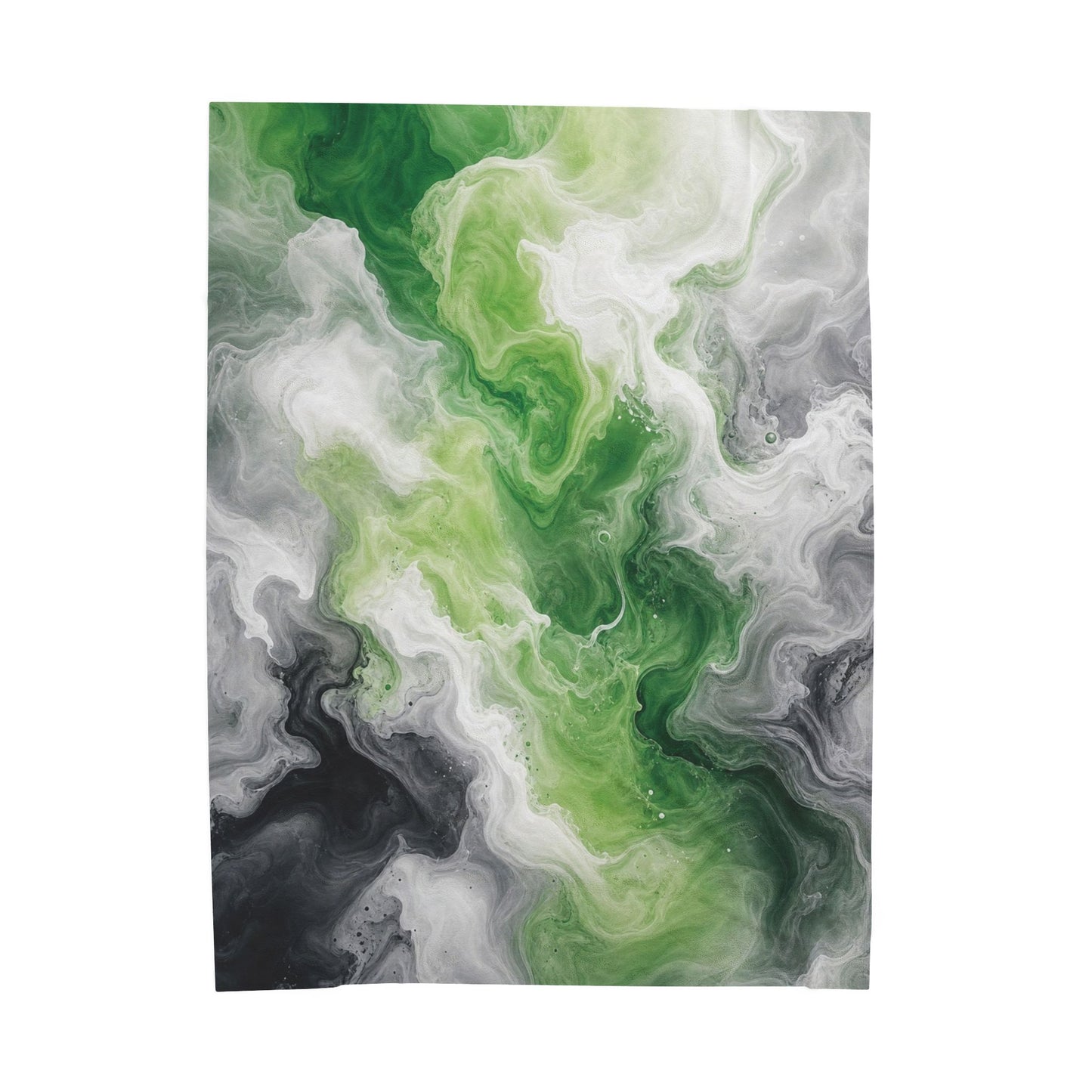 Aromantic Watercolor Marble Swirl Blanket