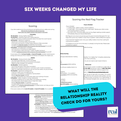 Relationship Reality Check | Healthy Boundaries Worksheet & Tracker