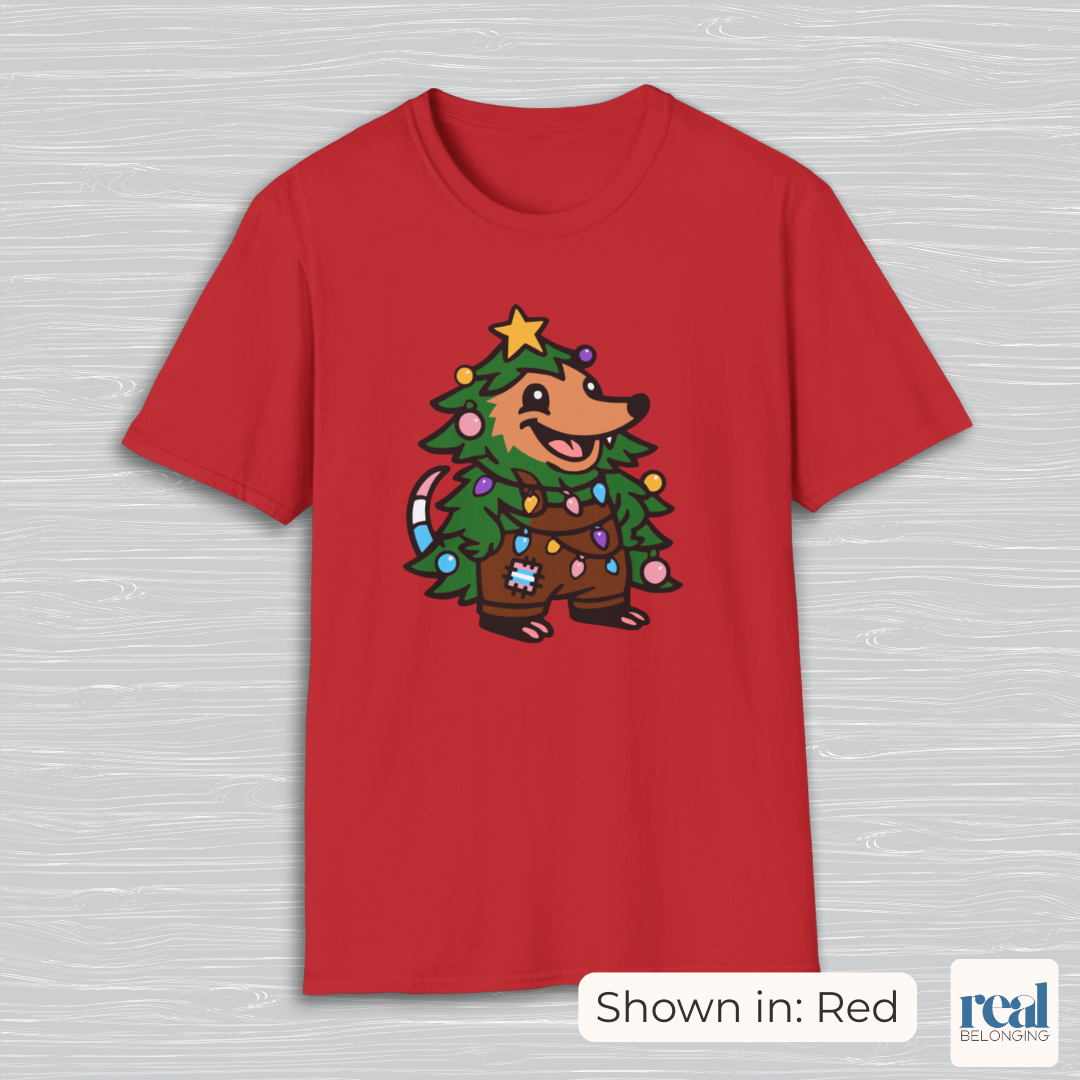 Trans Christmas Tree Possum Adorable AF Collection | 4 Fur Colors