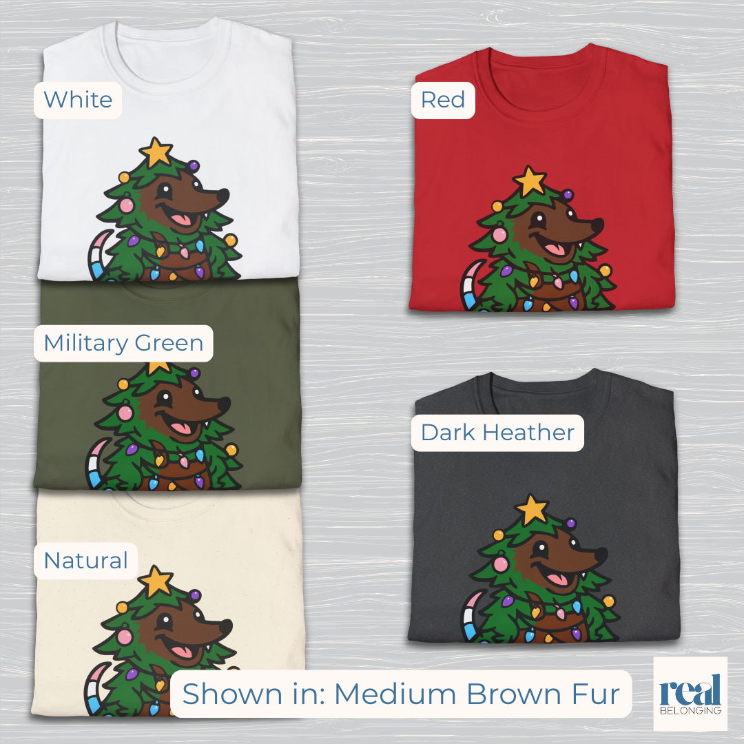 Trans Christmas Tree Possum Adorable AF Collection | 4 Fur Colors