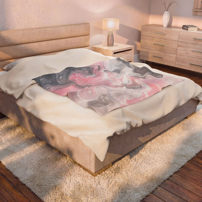 Demigirl Watercolor Marble Swirl Blanket